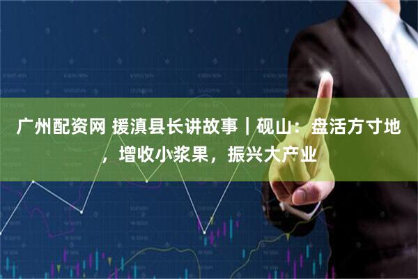 广州配资网 援滇县长讲故事｜砚山：盘活方寸地，增收小浆果，振兴大产业