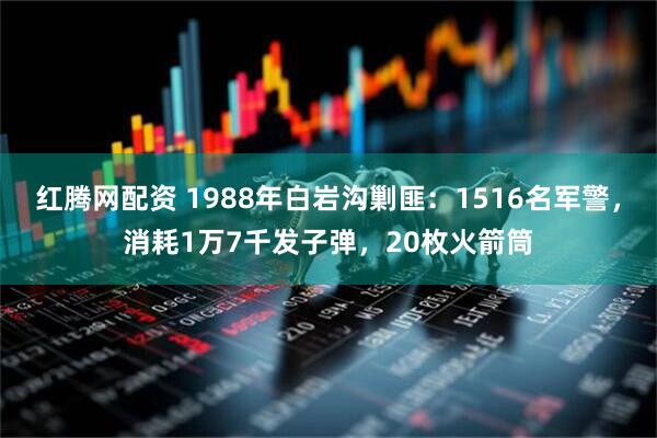 红腾网配资 1988年白岩沟剿匪：1516名军警，消耗1万7千发子弹，20枚火箭筒